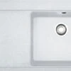 Franke Mythos - Fragranit Spülbecken MTG 611/7, 1000x515 Mm, Weiß Eis 114.0150.010