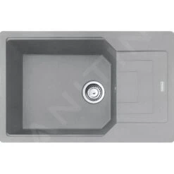 Franke Urban - Fragranit-Spüllbecken UBG 611-78 BB, 780x500 Mm, Felsgrau 114.0652.561