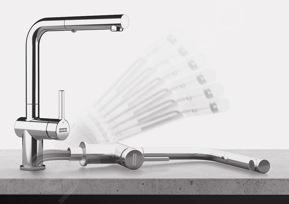 Franke Active New - Spültischarmatur FN 6560.031, Vorfenstermontage, Mit Ausziehbarer Brause, Chrom 115.0653.391 7 Franke Active New - Spültischarmatur FN 6560.031, Vorfenstermontage, Mit Ausziehbarer Brause, Chrom 115.0653.391 – Bild 7