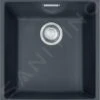 Franke Sirius - Tectonite Spülbecken SID 110-34, 380x450 Mm, Schwarz 125.0363.785