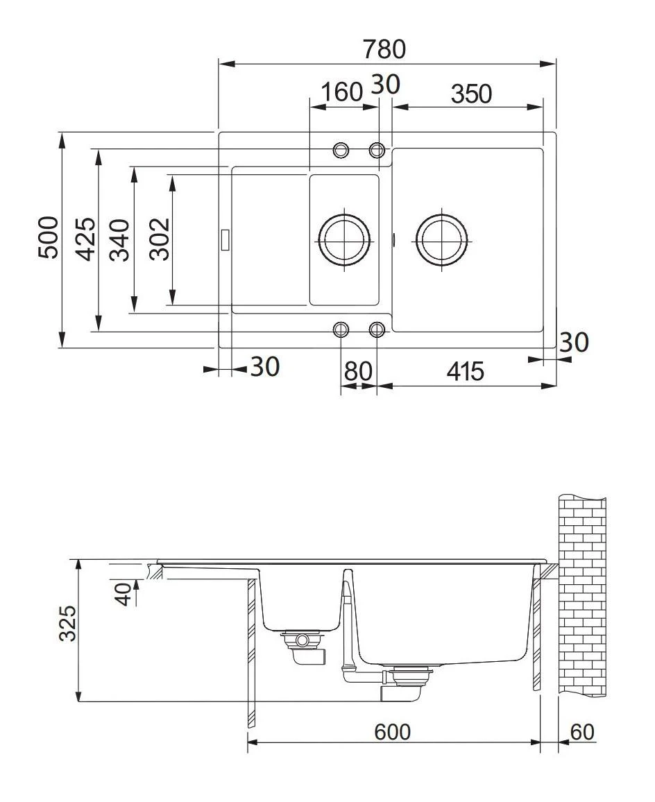 Franke Maris - Fragranit Spülbecken MRG 651-78, 780x500 Mm, Onyx 114.0285.329 2 Franke Maris - Fragranit Spülbecken MRG 651-78, 780x500 Mm, Onyx 114.0285.329 – Bild 2
