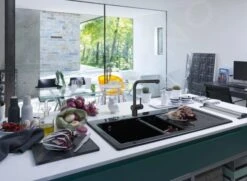 Franke Atlas Neo - Elektronische Spültischarmatur FC 5523.502 Mit Ausziehbarem Endstück, Schwarz 115.0625.527 -FRANKE Geschäft 198b7e486c576ea773e470d6