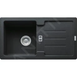 Franke Strata - Fragranit Spülbecken STG 614-78, 780x435 Mm, Onyx 114.0369.390