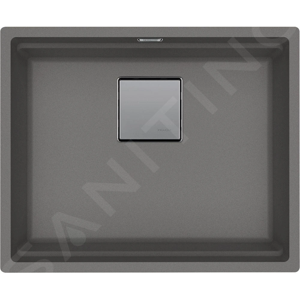 Franke Kubus 2 - Fragranitspüle KNG 110-52, 560x460 Mm, Steingrau 125.0641.422 1 Franke Kubus 2 - Fragranitspüle KNG 110-52, 560x460 Mm, Steingrau 125.0641.422
