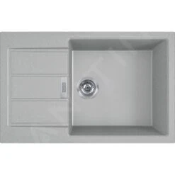 Franke Sets - SET T88, Tectonite-Spüle S2D 611-78 XL Mit Armatur FN 0147.031, Grau/Chrom 143.0618.744 -FRANKE Geschäft 27489b3626979f06e8619d1a 2