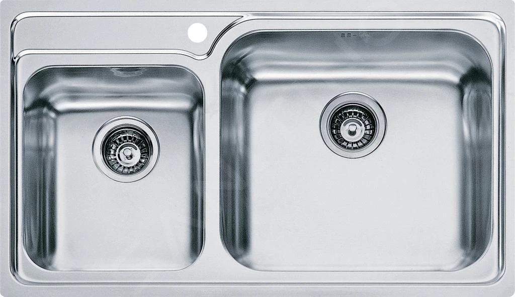 Franke Galassia - Spülbecken Edelstahl GAX 620, 860x500 Mm + Siphon 101.0120.146 1 Franke Galassia - Spülbecken Edelstahl GAX 620, 860x500 Mm + Siphon 101.0120.146