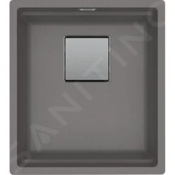 Franke Kubus 2 - Fragranitspüle KNG 110-37, 410x460 Mm, Steingrau 125.0671.880