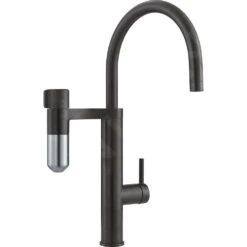Franke Filter-Armaturen - Spültischarmatur Vital Tap Mit Filter, Schwarz Matt/Edelstahl 120.0621.312