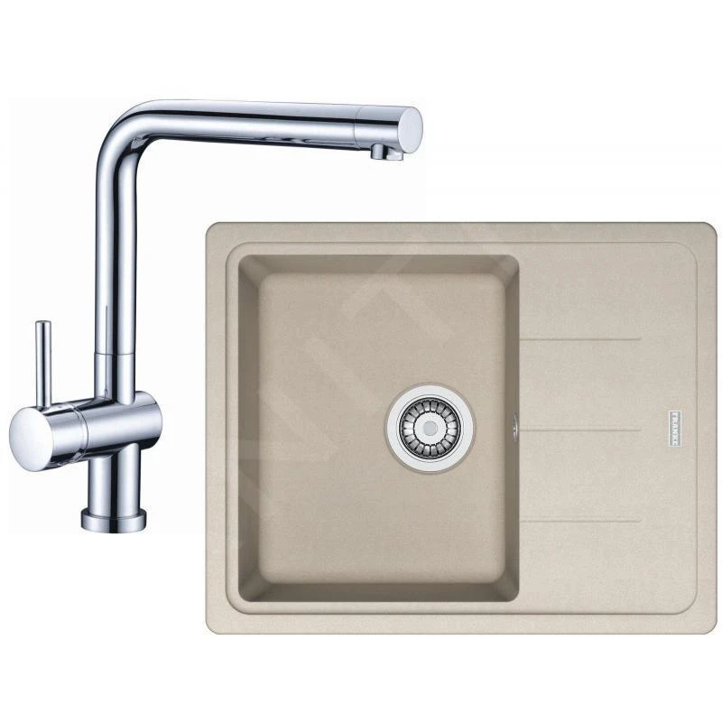 Franke Sets - Küchenset G95, Fragranitspüle BFG 611-62 + Armatur Samoa, Sahara/Chrom 114.0438.982 1 Franke Sets - Küchenset G95, Fragranitspüle BFG 611-62 + Armatur Samoa, Sahara/Chrom 114.0438.982