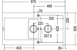 Franke Maris - Fragranit Spülbecken MRG 651, 970x500 Mm, Steingrau 114.0120.253 -FRANKE Geschäft 30889146a5140b6f55307927 2