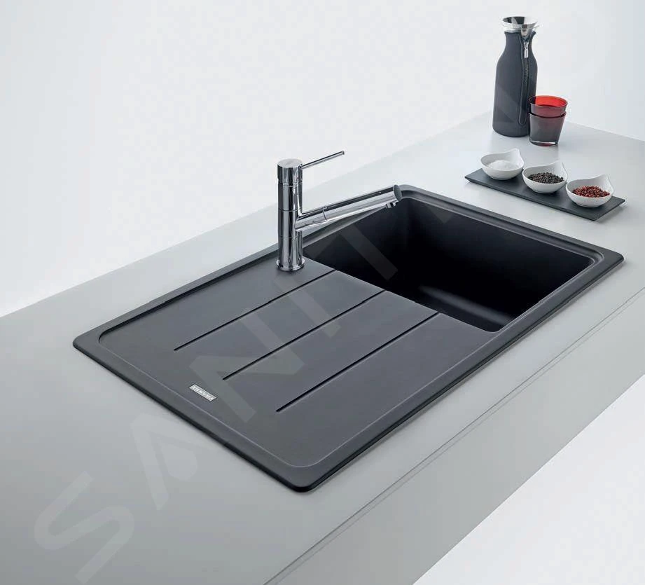 Franke Basis - Fragranit Küchenspüle BFG 611-86, 860x500 Mm, Schwarz Matt 114.0661.512 3 Franke Basis - Fragranit Küchenspüle BFG 611-86, 860x500 Mm, Schwarz Matt 114.0661.512 – Bild 3