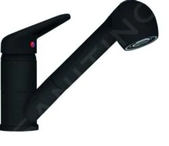 Franke Küchenarmaturen - Spültischarmatur FN 9547.901 Mit Ausziehbarer Brause, Schwarz Matt 115.0659.840