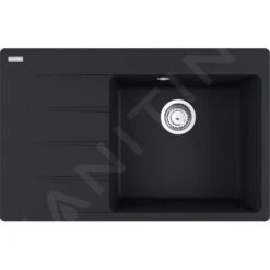 Franke Centro - Fragranit-Spüllbecken CNG 611-78 TL/7, 780x500 Mm, Schwarz Matt 114.0637.506