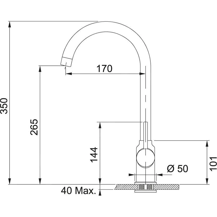 Franke Sets - Set T95, Tectonite-Spüle OID 611-62 Und Armatur FP 9000.084, Grau 143.0675.617 3 Franke Sets - Set T95, Tectonite-Spüle OID 611-62 Und Armatur FP 9000.084, Grau 143.0675.617 – Bild 3