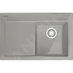 Franke Mythos - Keramikspüle MTK 611-78/7, 780x510 Mm, Perlgrau Matt 124.0433.441