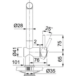 Franke Küchenarmaturen - Spültischarmatur Samoa, Verschromt 115.0046.072 -FRANKE Geschäft 5f8bfd31691d54e32764f15e