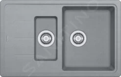 Franke Basis - Fragranit Spülbecken BFG 651-78, 780x500 Mm, Steingrau 114.0285.224