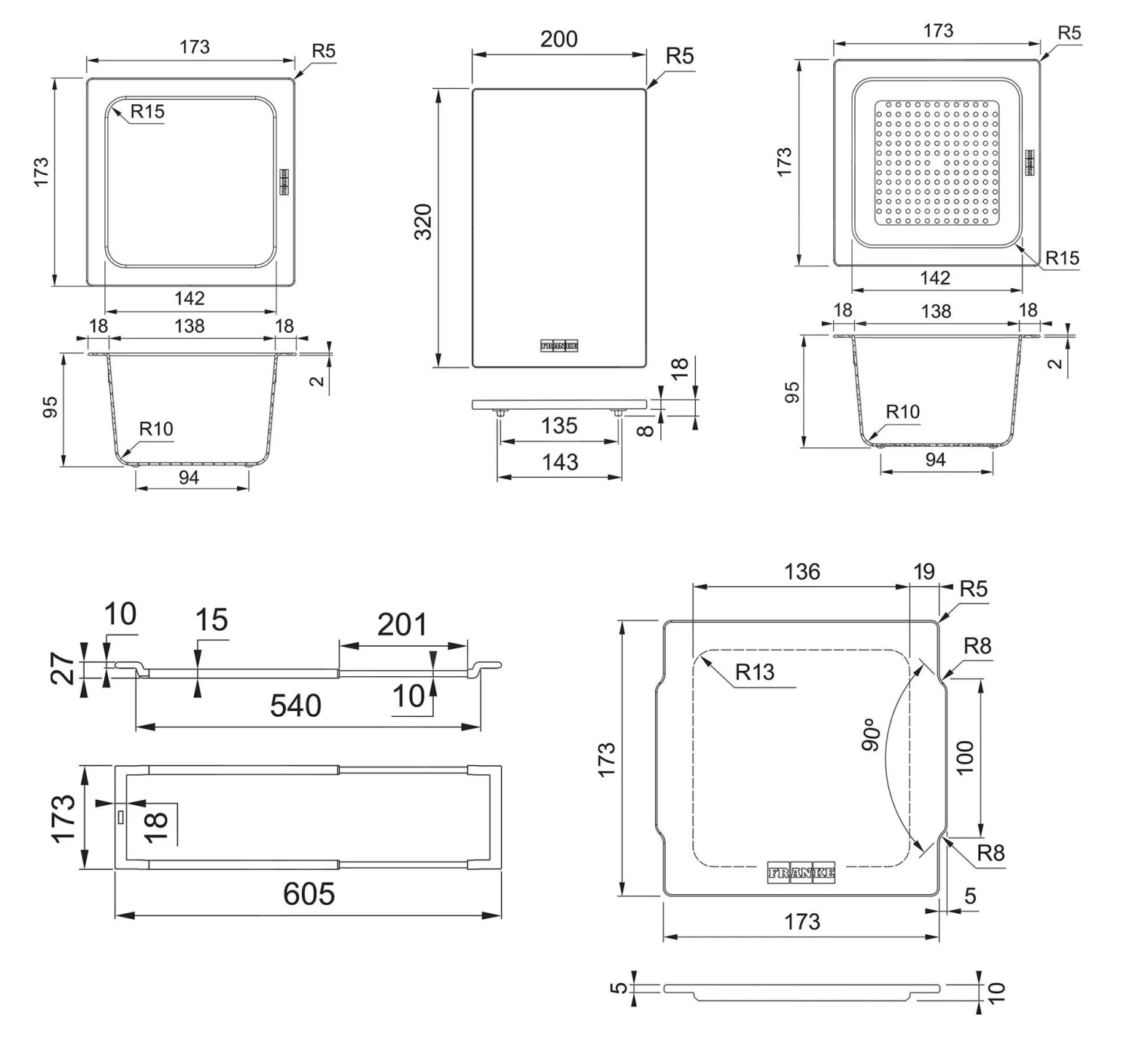 Franke Zubehör - ALL-IN Set 2, 5-teiliges Set Von Spülenzubehör 112.0655.482 2 Franke Zubehör - ALL-IN Set 2, 5-teiliges Set Von Spülenzubehör 112.0655.482 – Bild 2
