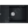 Franke Maris - Fragranit-Spüllbecken MRG 611-78 BB, 780x500 Mm, Schwarz Matt 114.0637.575
