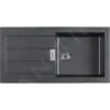 Franke Sirius 2.0 - Tectonite-Spüle S2D 611-100, 1000x500 Mm, Schwarz 143.0613.661