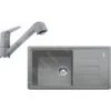 Franke Sets - Küchenset G122, Fragranitspüle BSG 611-78/39 + Armatur FC 9547.084, Steingrau 114.0441.185