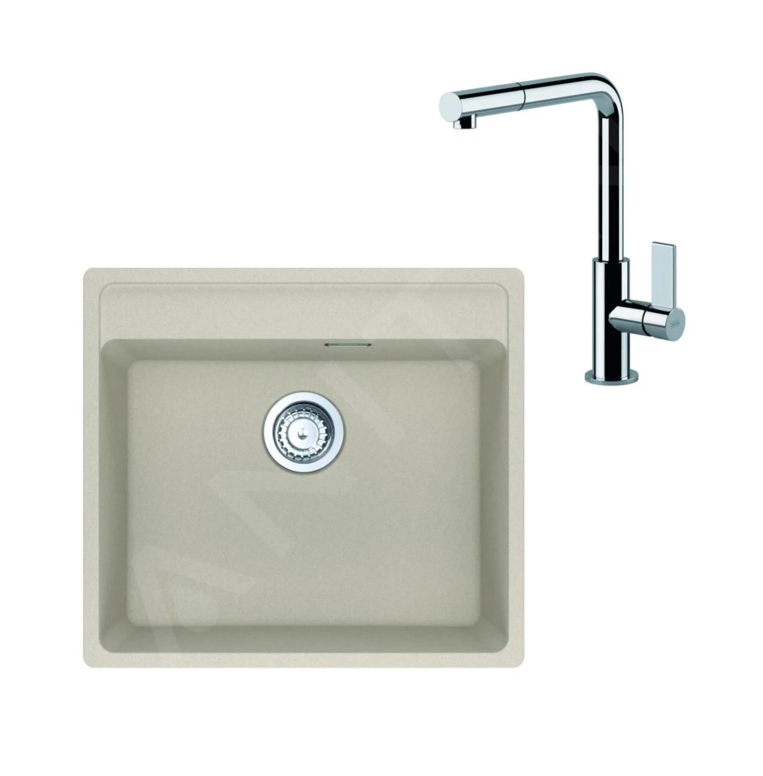 Franke Sets - Set G247, Fragranitspüle MRG 610-52 RTL Und Armatur FN 7394.031, Sahara / Chrom 114.0675.636 1 Franke Sets - Set G247, Fragranitspüle MRG 610-52 RTL Und Armatur FN 7394.031, Sahara / Chrom 114.0675.636