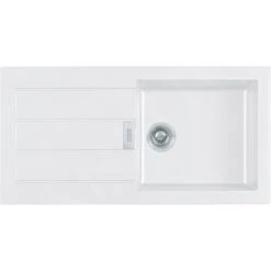 Franke Sirius 2.0 - Tectonite-Spüle S2D 611-100, 1000x500 Mm, Weiß 143.0613.639