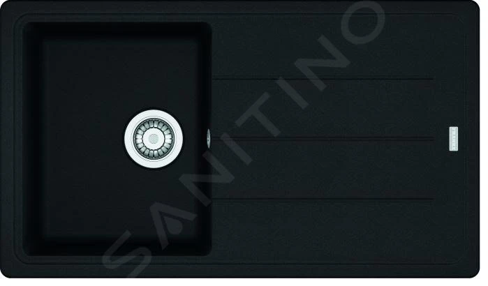 Franke Basis - Fragranit Küchenspüle BFG 611-86, 860x500 Mm, Schwarz Matt 114.0661.512 1 Franke Basis - Fragranit Küchenspüle BFG 611-86, 860x500 Mm, Schwarz Matt 114.0661.512