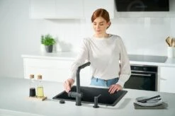 Franke Active New - Spültischarmatur FN 6110.901, Mit Ausziehbarer Brause, Schwarz Matt 115.0653.382 -FRANKE Geschäft 910f45ed3899650b4c6425b3