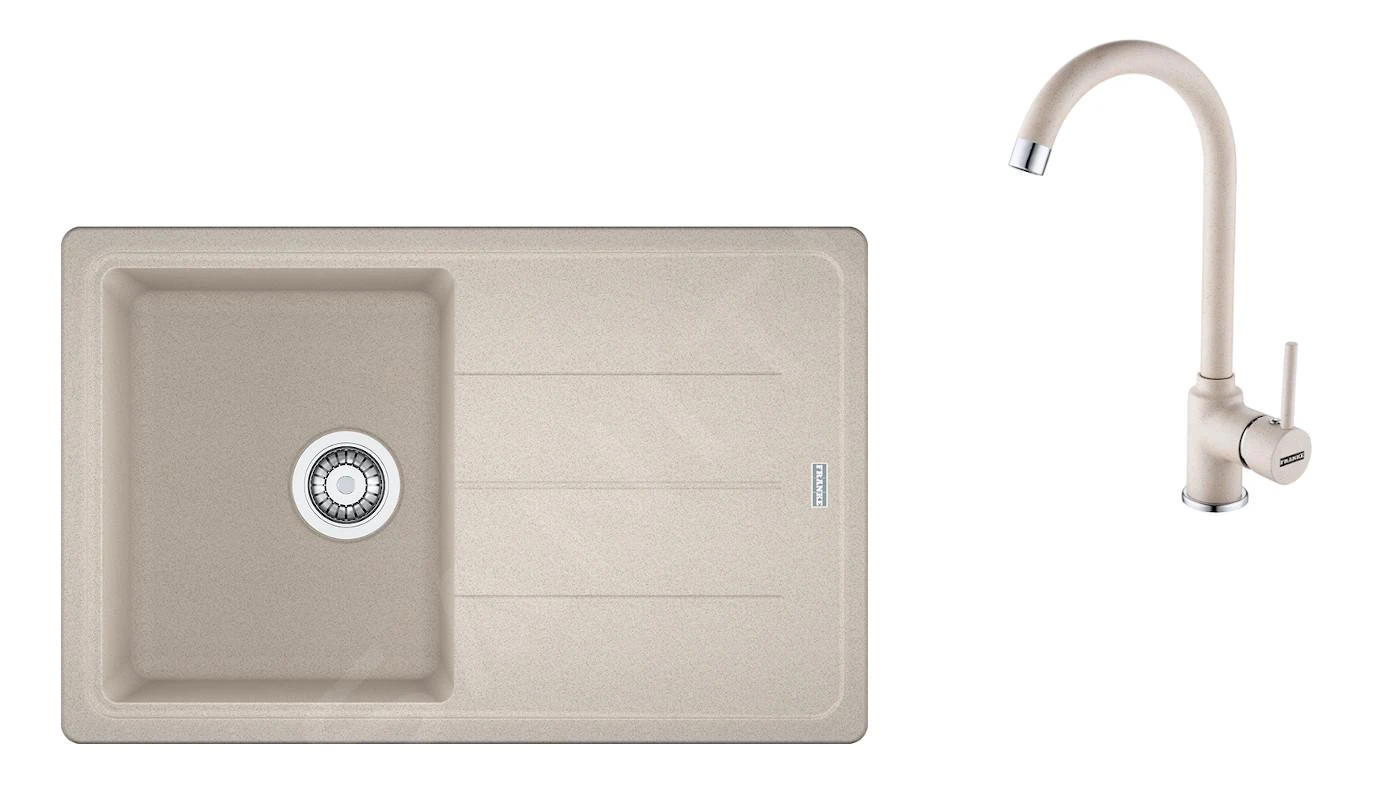 Franke Sets - SET G173, Fragranitspüle BFG 611-78 Mit Armatur FP 9000.082, Sahara/Sahahra 114.0619.588 1 Franke Sets - SET G173, Fragranitspüle BFG 611-78 Mit Armatur FP 9000.082, Sahara/Sahahra 114.0619.588