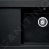 Franke Mythos - Fragranit Spülbecken MTG 611/7, 1000x515 Mm, Onyx 114.0250.542