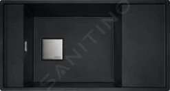 Franke Fresno - Fragranit Spülbecken FSG 211, 860x458 Mm, Onyx 135.0539.538