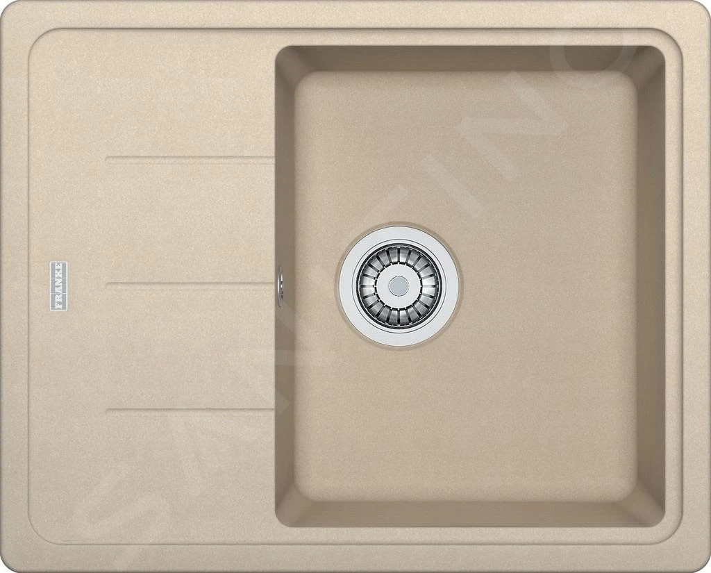 Franke Basis - Fragranit Spülbecken BFG 611-62, 620x500 Mm, Sand 114.0285.108 1 Franke Basis - Fragranit Spülbecken BFG 611-62, 620x500 Mm, Sand 114.0285.108