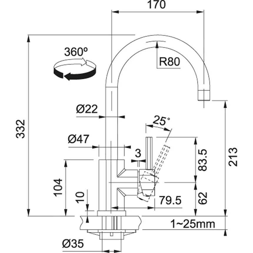 Franke Sets - Set G134, Fragranitspüle BFG 611 Und Armatur FC 650.031, Schwarz Matt / Chrom 114.0675.662 3 Franke Sets - Set G134, Fragranitspüle BFG 611 Und Armatur FC 650.031, Schwarz Matt / Chrom 114.0675.662 – Bild 3