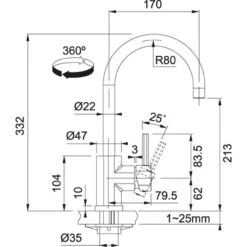 Franke Sets - Küchenset G56, Fragranite-Spüle BFG 611-78 Und Armatur FC 650.031, Mattschwarz 114.0675.665 -FRANKE Geschäft bc596a196b4d6c7704f64924