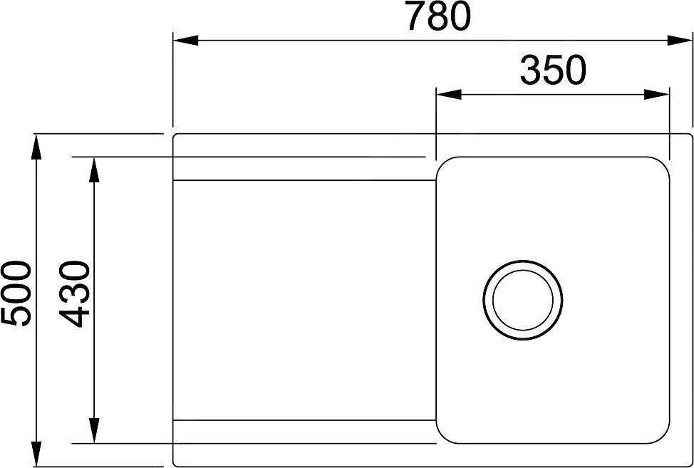 Franke Orion - Tectonite Spülbecken OID 611-78, 780x500 Mm, Schwarz 114.0288.588 2 Franke Orion - Tectonite Spülbecken OID 611-78, 780x500 Mm, Schwarz 114.0288.588 – Bild 2