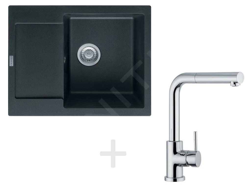 Franke Sets - Küchenset G8, Granitspüle MRG 611-62, Onyx + Armatur FN 0147, Chrom 114.0253.073 1 Franke Sets - Küchenset G8, Granitspüle MRG 611-62, Onyx + Armatur FN 0147, Chrom 114.0253.073