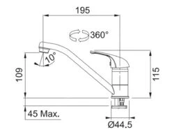 Franke Sets - Küchenset N31, Spülbecken Edelstahl ETN 610 + Küchenarmatur FB 250, Chrom 101.0283.213 7 Franke Sets - Küchenset N31, Spülbecken Edelstahl ETN 610 + Küchenarmatur FB 250, Chrom 101.0283.213 -FRANKE Geschäft cd3639173c76134127dca23d