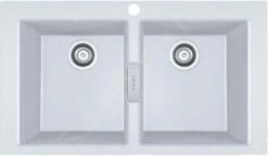 Franke Sirius 2.0 - Tectonitspüllbecken S2D 620-86, 860x500 Mm, Weiß 143.0637.160