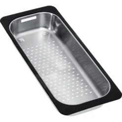 Franke Zubehör - Abtropfschüssel Für Spüllbecken, 183x433x64 Mm, Edelstahl/Kunststoff Schwarz 112.0175.520