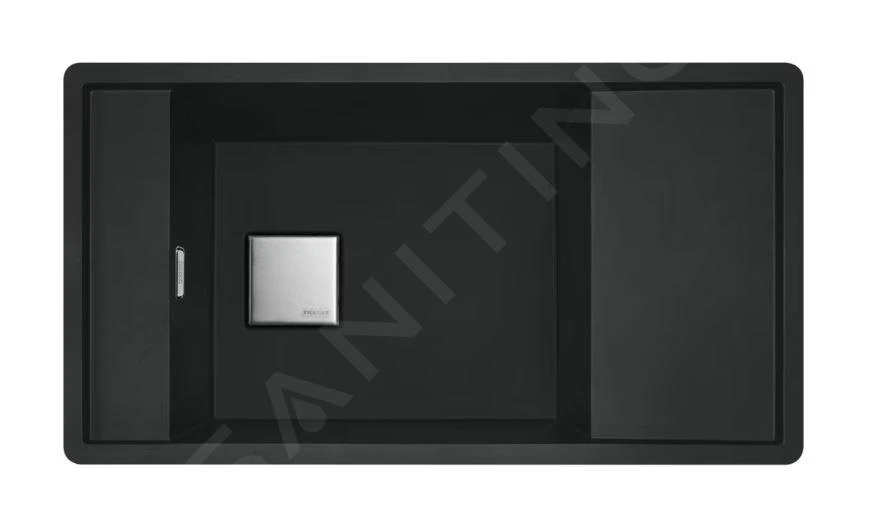 Franke Fresno - Fragranit-Spüllbecken FSG 611-88, 877x495 Mm, Schwarz Matt 114.0651.012 1 Franke Fresno - Fragranit-Spüllbecken FSG 611-88, 877x495 Mm, Schwarz Matt 114.0651.012