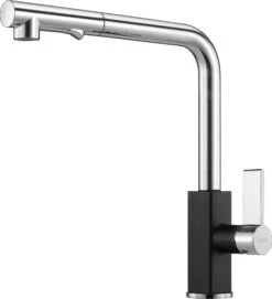 Franke Küchenarmaturen - Spültischarmatur FG 0392.071, Chrom / Onyx 115.0392.382