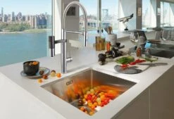 Franke Filter-Armaturen - Spültischarmatur Vital Tap Mit Filter, Flexiblem Arm Und Brause, Chrom/Gun Metal 120.0621.230 -FRANKE Geschäft e5f18ccf3354de48ef861f3b