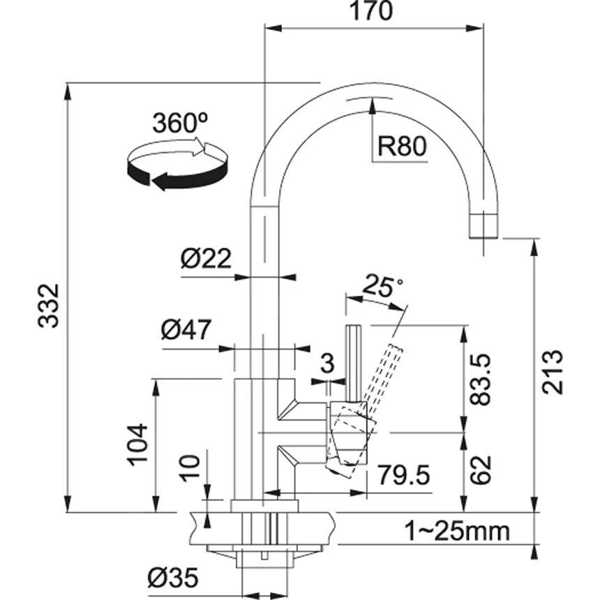 Franke Sets - Küchenset G134, Fragnitspüle BFG 611 Und Spültischarmatur FC 650.031, Steingrau/verchromt 114.0510.309 3 Franke Sets - Küchenset G134, Fragnitspüle BFG 611 Und Spültischarmatur FC 650.031, Steingrau/verchromt 114.0510.309 – Bild 3