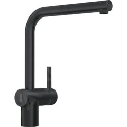 Franke Atlas Neo - Elektronische Spültischarmatur FC 5523.502 Mit Ausziehbarem Endstück, Schwarz 115.0625.527