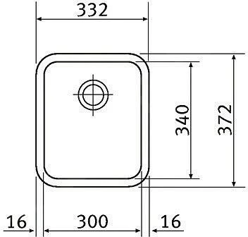 Franke Galassia - Spülbecken GAX 110-30, 332x372 Mm, Edelstahl 122.0021.439 2 Franke Galassia - Spülbecken GAX 110-30, 332x372 Mm, Edelstahl 122.0021.439 – Bild 2