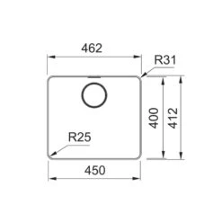 Franke Einbaubecken Mythos MYX 210-45 Edelstahl Gebürstet -FRANKE Geschäft franke einbaubecken mythos myx 210 45 edelstahl gebuerstet4