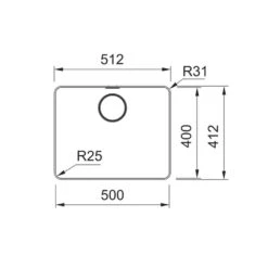 Franke Einbaubecken Mythos MYX 210-50 Edelstahl Gebürstet -FRANKE Geschäft franke einbaubecken mythos myx 210 50 edelstahl gebuerstet4