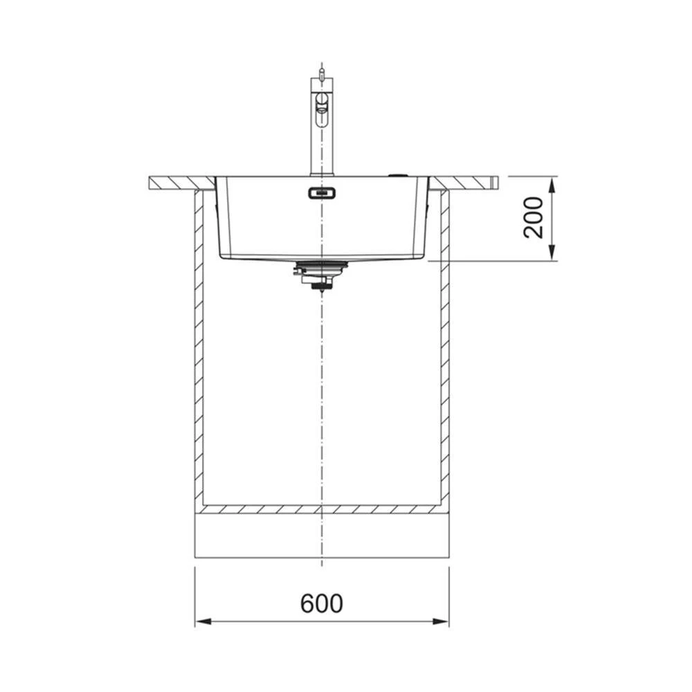 Franke Einbaubecken Mythos MYX 210-55 Edelstahl Gebürstet 5 Franke Einbaubecken Mythos MYX 210-55 Edelstahl Gebürstet – Bild 5