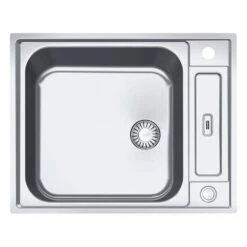 Franke Einbauspüle Argos AGX 210 Edelstahl, Exzenterbetätigung